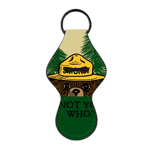 Smokey the Bear Lip Balm Holder