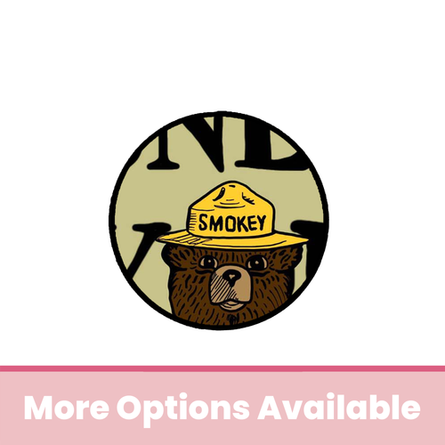 Smokey the Bear Adhesive Rose Grip