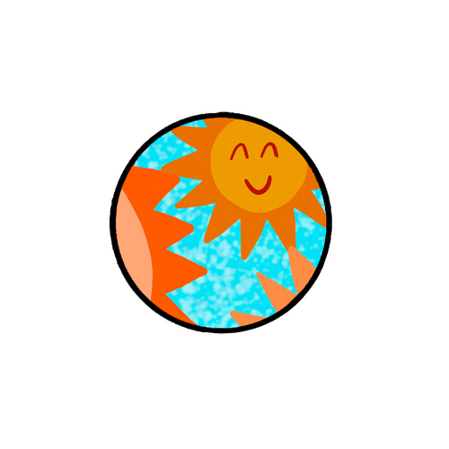 Sundaze Adhesive Rose Grip