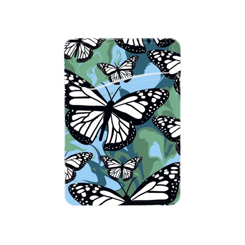 Butterfly Swirl Adhesive Rose Pocket