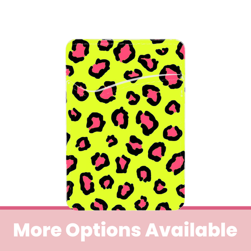 Cheetah Adhesive Rose Pocket