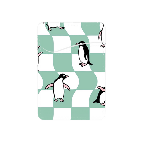 Puzzled Penguins Adhesive Rose Pocket