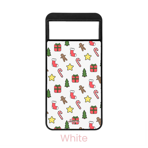 Christmas Stickers Pixel Phone Case