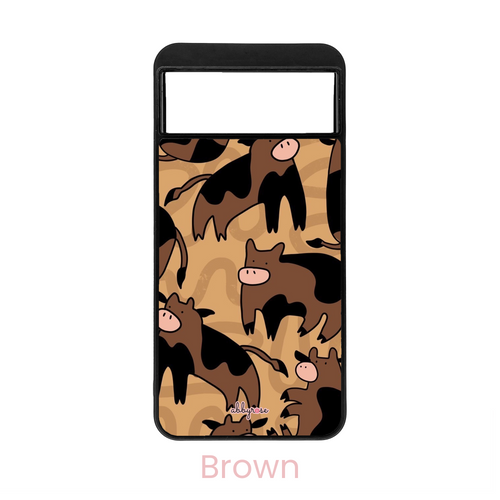Crazy Cows Pixel Phone Case