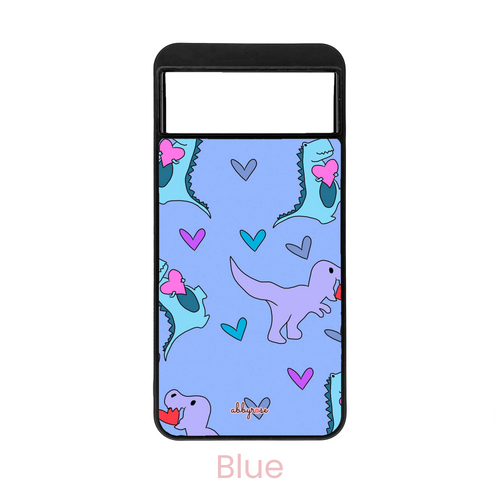 Dino Love Pixel Phone Case