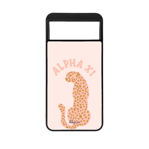 Greek Cheetah Pixel Phone Case