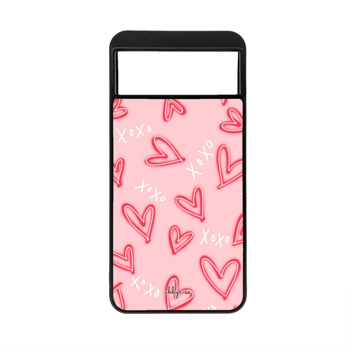 xoxo Pixel Phone Case