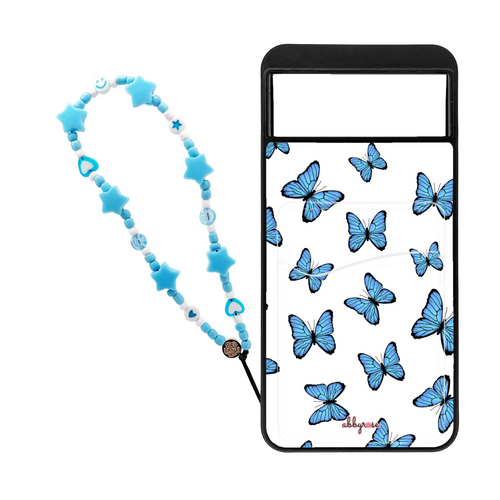 Blue Butterflies Pixel Basic Bundle