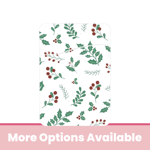 Holiday Berries Adhesive Rose Pocket