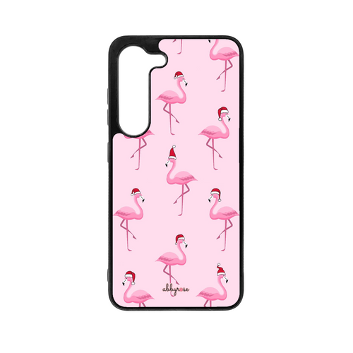 Merry Flamingos Galaxy Phone Case