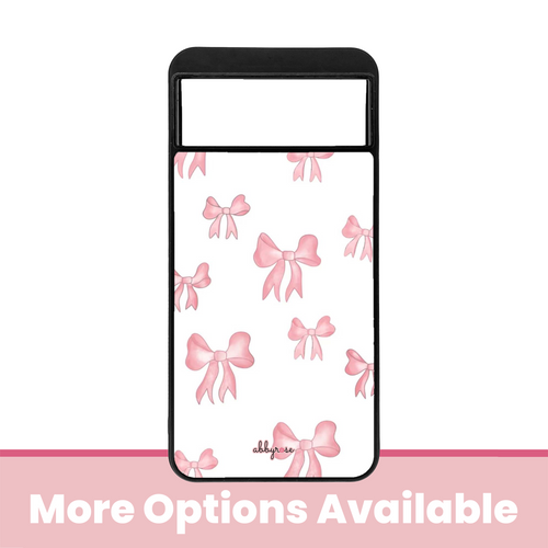 Pink Bows Pixel Phone Case