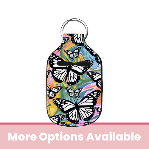 Butterfly Swirl Hand Sanitizer Holder