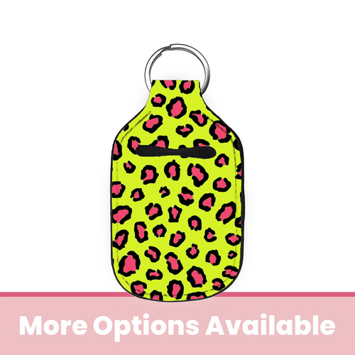 Cheetah Hand Sanitizer Holder