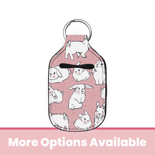Funny Bunny Hand Sanitizer Holder