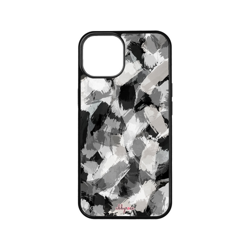 Black & White Scribble iPhone Case