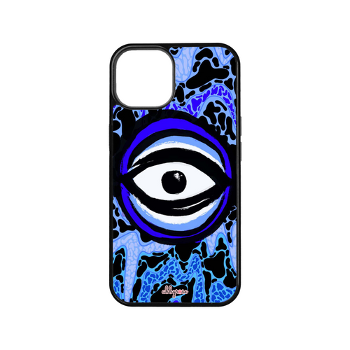 Blue Silk iPhone Case