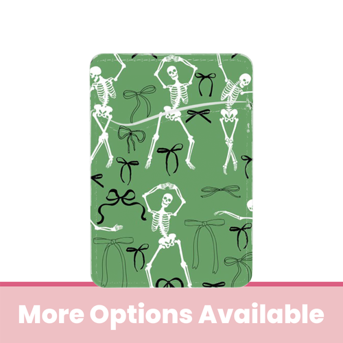 Bows 'n Bones Adhesive Rose Pocket