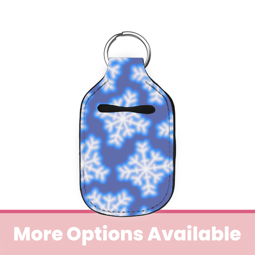 Aura Snowflakes Hand Sanitizer Holder