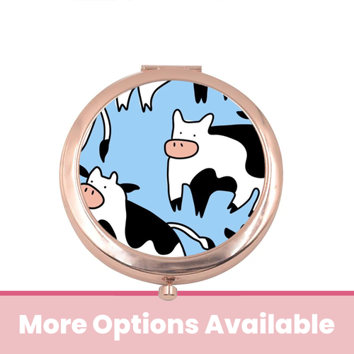Crazy Cows Compact Mirror