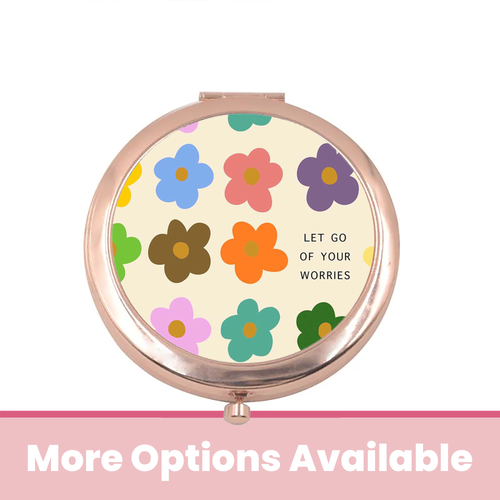 Flower Thoughts Compact Mirror