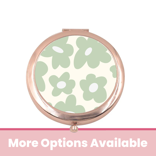 Funky Flowers Compact Mirror