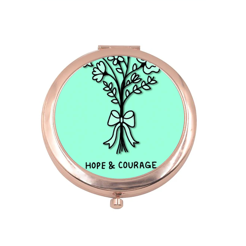 Hope & Courage Compact Mirror