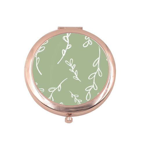 Sage Ferns Compact Mirror
