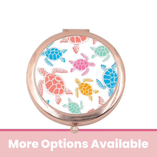 Tropical Turtles Compact Mirror