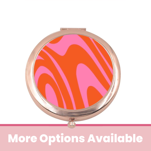 Twisted Zebra Compact Mirror