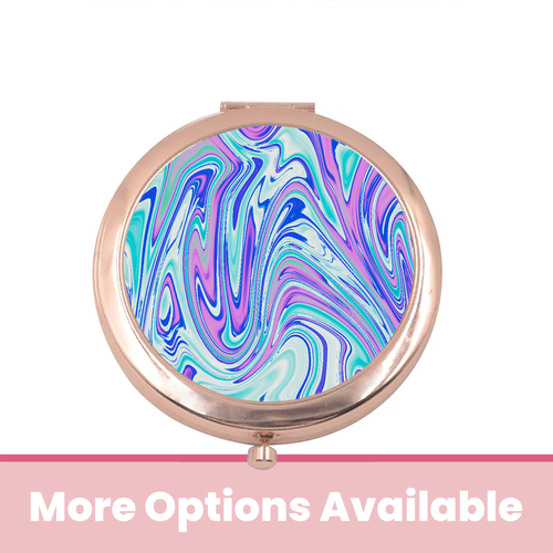 Water Marble Compact Mirror