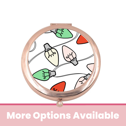 Winter Lights Compact Mirror