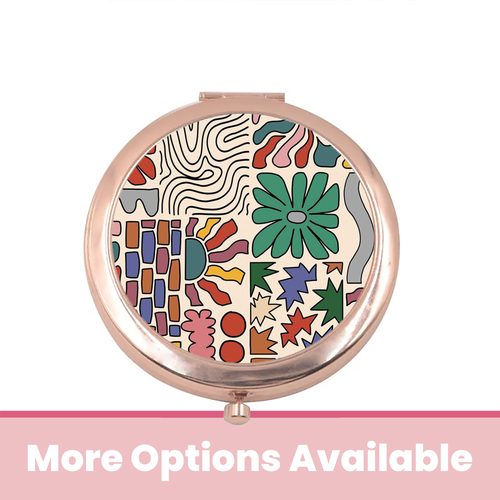 Quilted Compact Mirror