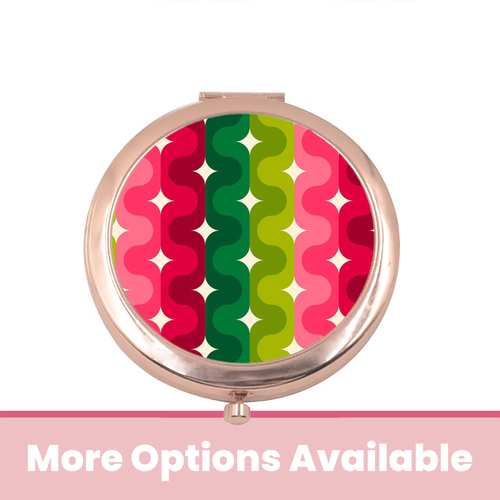 Holiday Squiggles Compact Mirror