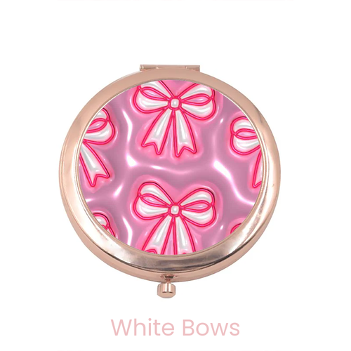 Bubble Bows Compact Mirror