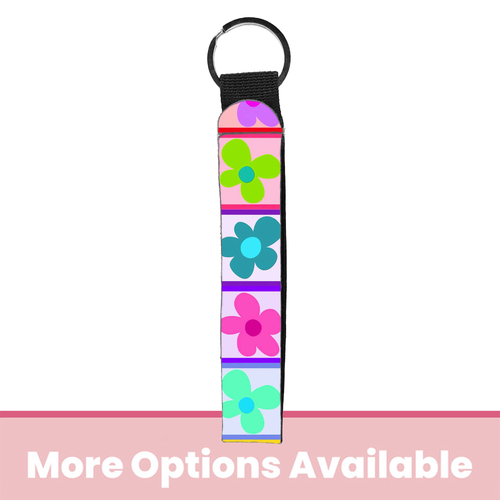 Flower Child Wristlet Key Chain