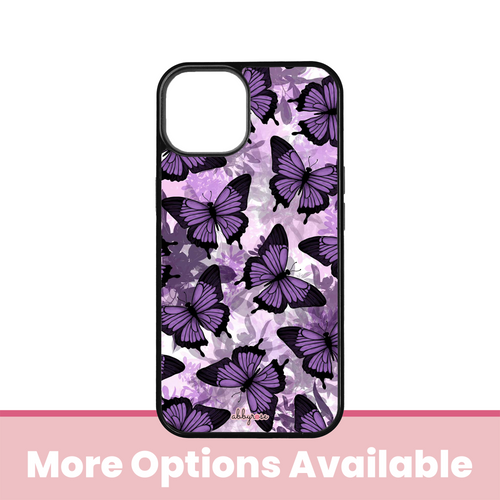Purple Butterflies iPhone Case