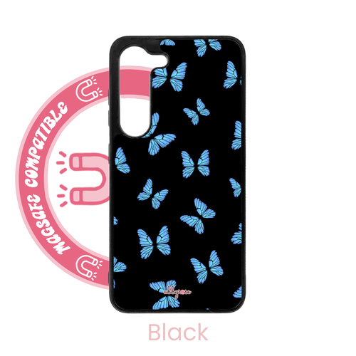 Blue Butterflies MagSafe Galaxy Phone Case