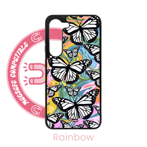 Butterfly Swirl MagSafe Galaxy Phone Case