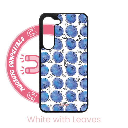 Blueberry Doodles MagSafe Galaxy Phone Case