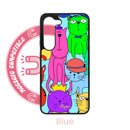 Cats in Hats MagSafe Galaxy Phone Case