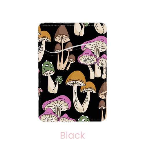 Mellow Mushrooms Adhesive Rose Pocket