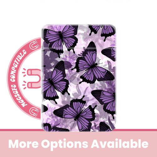 Purple Butterflies MagSafe Glam Pocket