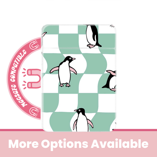 Puzzled Penguins MagSafe Glam Pocket
