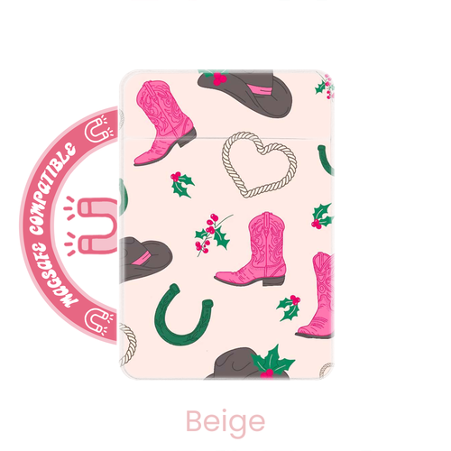 Cowgirl Christmas MagSafe Glam Pocket