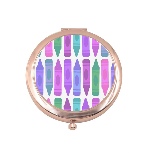 Crayons Compact Mirror