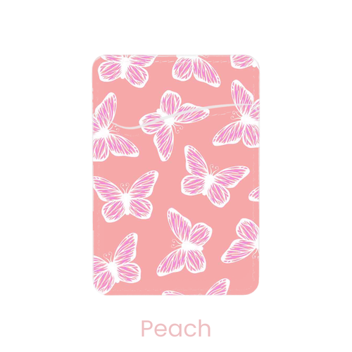 Electric Butterflies Adhesive Rose Pocket