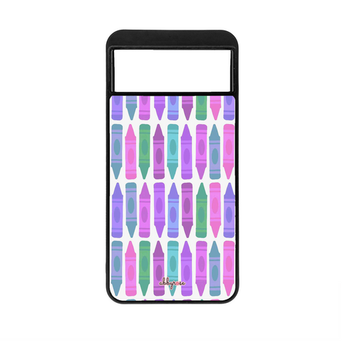 Crayons Pixel Phone Case