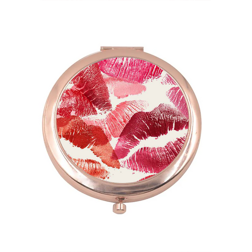 Pucker Up Compact Mirror
