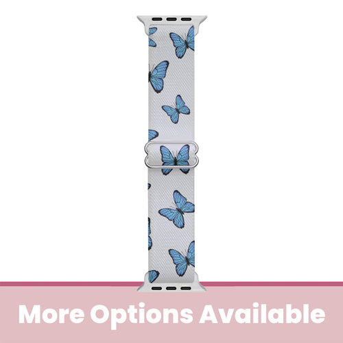 Blue Butterflies Apple Watch Band