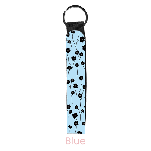 Midnight Meadow Wristlet Key Chain
